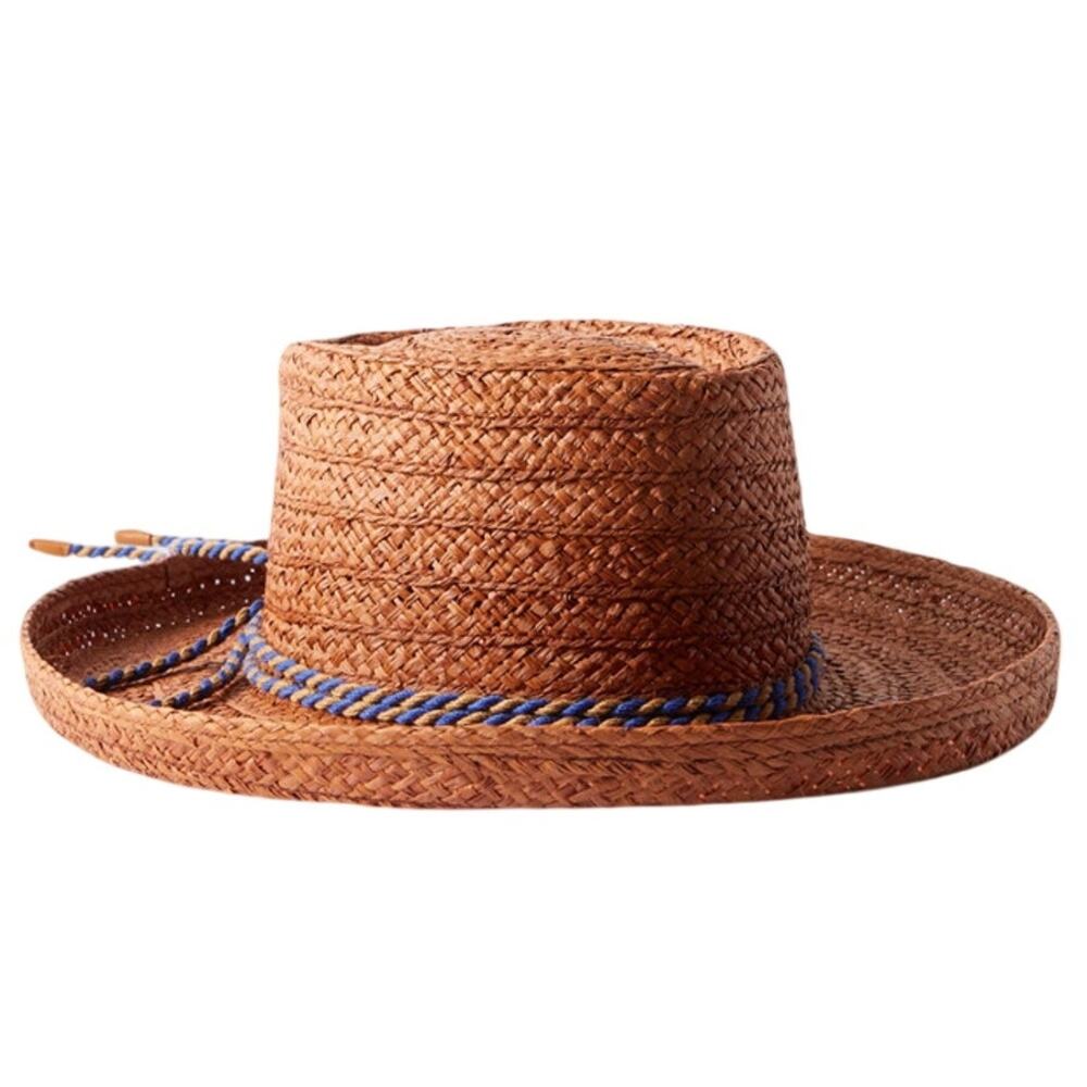 Loro Piana Braided Tan Ofelia Sun Hat Size S